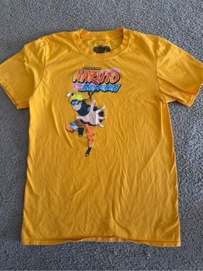 Naruto Shippuden Kids Yellow Graphic Tee